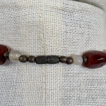 Load image into Gallery viewer, Vintage Beaded Necklace Semi Precious Earth Tones
