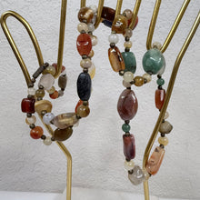 Load image into Gallery viewer, Vintage Beaded Necklace Semi Precious Earth Tones
