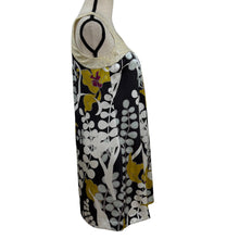 Load image into Gallery viewer, Trina Turk 100% Silk Sleeveless Tunic Dress w Bold Floral Print Size 0
