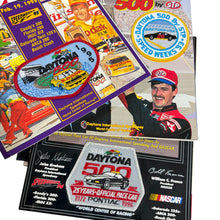 Load image into Gallery viewer, Vintage90s NASCAR Patches Daytona 500 Program Lot
