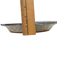 Load image into Gallery viewer, 1970s Signed Pottery Oil Dipping Dish 8.5"
