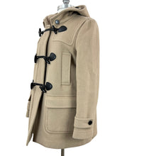 Load image into Gallery viewer, Burberry Hooded Wool Toggle Coat Size 14
