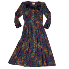 Load image into Gallery viewer, Vintage Paisley Floral Prairie Cottage Core Maxi Dress Size Medium/Large
