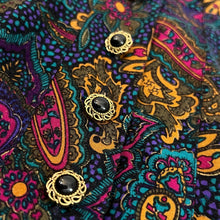 Load image into Gallery viewer,  Vintage Paisley Floral Praire Cottage Core Maxi Dress 
