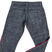 Load image into Gallery viewer, Ralph Lauren Dark Gray Weekender Jeans with Red Piping Size 2
