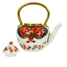 Load image into Gallery viewer, Royal Crown Derby Miniature Teapot Old Imari
