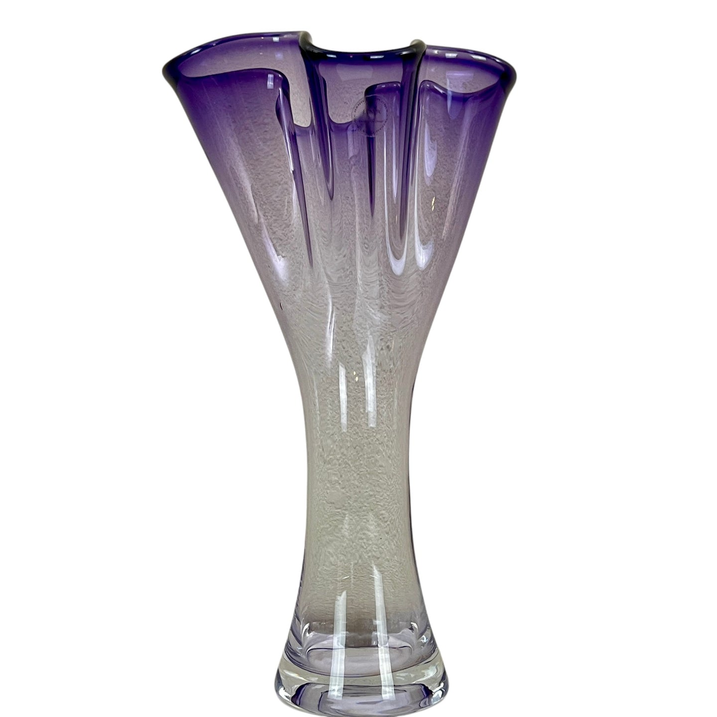 Lenox Purple Crystal Vase
