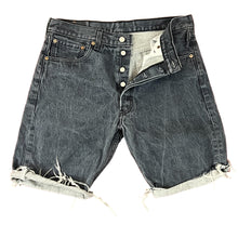 Load image into Gallery viewer, Levi&#39;s 501 Cut-Off Shorts Distressed Button Fly Size 32

