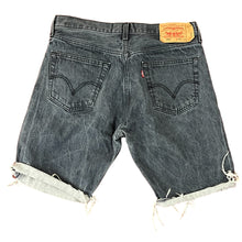 Load image into Gallery viewer, Levi&#39;s 501 Cut-Off Shorts Distressed Button Fly Size 32
