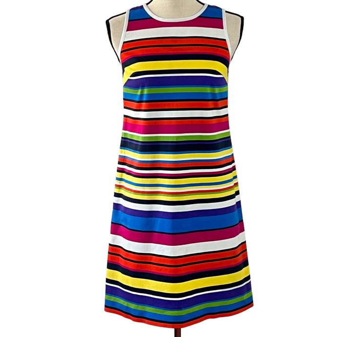 Sleeveless Striped Sheath Dress Size XS