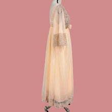 Load image into Gallery viewer, Vintage 1970s Peaches and Cream Nightgown &amp; Maxi Robe Set Small/Medium
