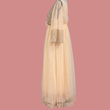 Load image into Gallery viewer, Vintage 1970s Peaches and Cream Nightgown &amp; Maxi Robe Set Small/Medium
