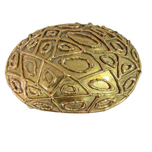 Load image into Gallery viewer, VTG Brutalist Brass Belt Buckle
