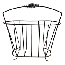 Load image into Gallery viewer, Mid Century Iron Magazine Rack

