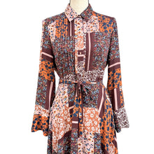Load image into Gallery viewer, Nanette Lepore Patchwork Midi A-line Dress Size 2
