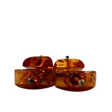 Load image into Gallery viewer, Vintage Baltic Amber Cufflinks 875 Silver
