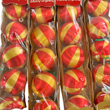 Load image into Gallery viewer, Vintage Satin Sheen Unbreakable Christmas Balls Ornament Decoration Lot
