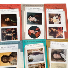 Load image into Gallery viewer, Vintage The Metropolitan Museum of Art Album of Miniatures Sets

