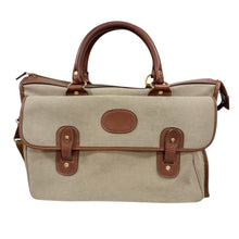Load image into Gallery viewer, Vintage Ghurka No 17 The Satchel Canvas Leather Messenger Bag w Strap
