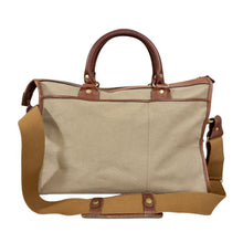 Load image into Gallery viewer, Vintage Ghurka No 17 The Satchel Canvas Leather Messenger Bag w Strap
