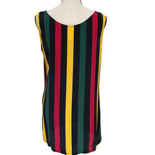 Load image into Gallery viewer, Vintage Mondi Bold striped Tunic Tank Top Size Medium
