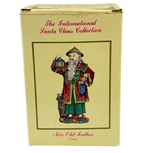 Load image into Gallery viewer, The International Santa Claus Collection Nice Old Father China Figurine 1996 4.5&quot;

