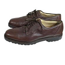 Load image into Gallery viewer, Vintage Faconnable Lug Sole Brown Leather Derby Shoes Size 11 W
