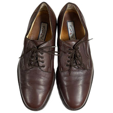 Load image into Gallery viewer, Vintage Faconnable Lug Sole Brown Leather Derby Shoes Size 11 W
