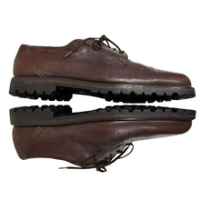 Load image into Gallery viewer, Vintage Faconnable Lug Sole Brown Leather Derby Shoes Size 11 W
