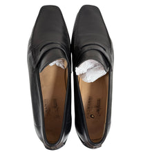 Load image into Gallery viewer, Magnanni Black Leather Loafers Size 9
