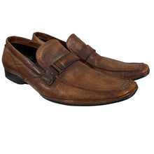 Load image into Gallery viewer, Kenneth Cole Cognac Leather Loafers 8.5
