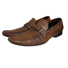Load image into Gallery viewer, Kenneth Cole Cognac Leather Loafers 8.5
