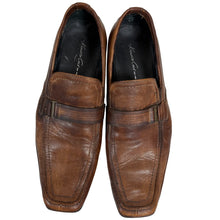 Load image into Gallery viewer, Kenneth Cole Cognac Leather Loafers 8.5

