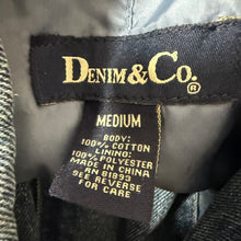 Load image into Gallery viewer, Vintage 90s Denim Chore Jacket Button Front Size Medium
