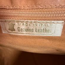 Load image into Gallery viewer, Vintage 90s Italy Tan Perforated Leather Tote Bag
