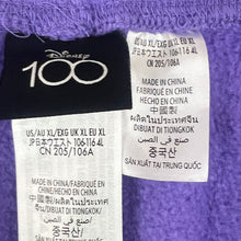 Load image into Gallery viewer, Disney Parks 100 Years Of Wonder Embroidered Purple Sweatpants Adult Size XL
