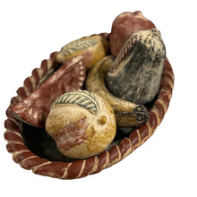Load image into Gallery viewer, Vintage Mexican Folk Art Pottery Fruit Set
