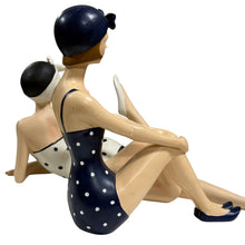 Load image into Gallery viewer, Vintage Art Deco Bathing Beauties Figurines in Polka Dot Swimsuits
