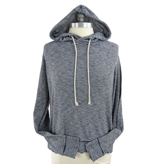 J Crew Striped Light Weight Hoodie Size S