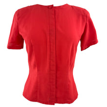 Load image into Gallery viewer, Vintage 80s Boxy Red Blazer &amp; Top Set Size 4
