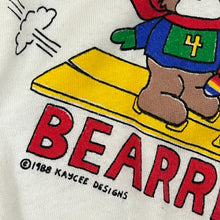 Load image into Gallery viewer, Vintage 80s Ringer Skiing Bears Shirt Size L
