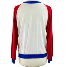 Load image into Gallery viewer, Vintage 80s Ringer Skiing Bears Shirt Size L
