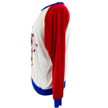 Load image into Gallery viewer, Vintage 80s Ringer Skiing Bears Shirt Size L
