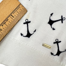 Load image into Gallery viewer, Tommy Hill Nautical Anchor Cardigan Sweater Size M
