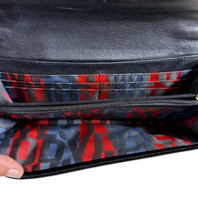 Load image into Gallery viewer, Y2K Vivienne Westwood Black Patent Leather Orb Logo Chain Wallet
