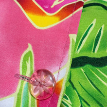 Load image into Gallery viewer, Nancy Bolen City Girl Pink Tropical 90s Pant Suit Set Size Small
