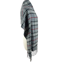 Load image into Gallery viewer, Gray Plaid Casmnk Scarf Super Soft
