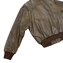 Load image into Gallery viewer, New Zealand Outback VTG 90s Brown Leather Bomber Jacket Medium
