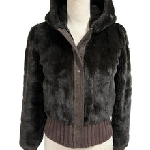 Load image into Gallery viewer, 2000s Y2K Juicy Couture Faux Fur Cropped Jacket Size Small
