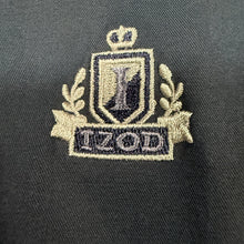 Load image into Gallery viewer, 90s IZOD Crest Logo Windbreaker Jacket Navy Zip Front XL
